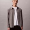 Locker sitzendes Button-Down-Hemd aus Wollmischung Locker sitzendes Button-Down-Hemd aus Wollmischung