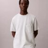 Locker sitzendes T-Shirt aus Baumwollmischung