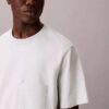 Locker sitzendes T-Shirt aus Baumwollmischung