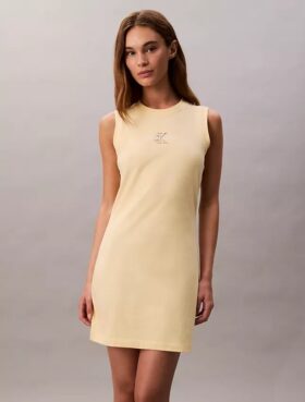 Logo-Grafik Mini-Tank-Kleid