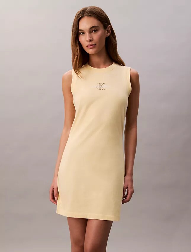 Logo-Grafik Mini-Tank-Kleid Logo-Grafik Mini-Tank-Kleid
