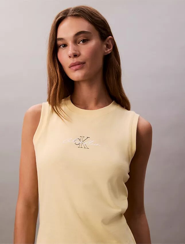 Logo-Grafik Mini-Tank-Kleid Logo-Grafik Mini-Tank-Kleid