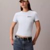 Logo-Grafik Slim-T-Shirt