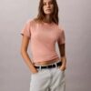 Logo-Grafik Slim-T-Shirt
