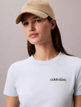 Logo-Grafik Slim-T-Shirt