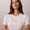 Logo-Grafik Slim-T-Shirt