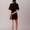 Logo-Ripp-Interlock-T-Shirt-Kleid