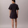 Logo-Ripp-Interlock-T-Shirt-Kleid