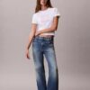 Logo-Schriftzug-Grafik Slim-Fit-T-Shirt