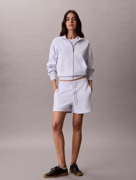 Logo-Streifen-Frottee-Shorts