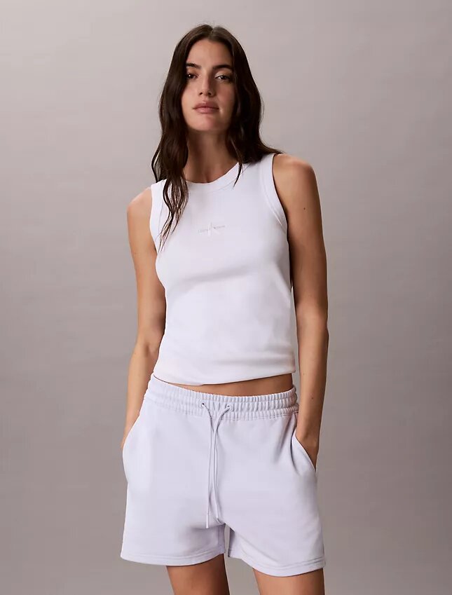 Logo-Streifen-Frottee-Shorts Logo-Streifen-Frottee-Shorts