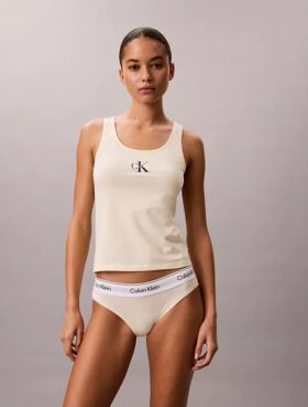 Lounge-Tanktop aus Cotton Stretch-Baumwolle Lounge-Tanktop aus Cotton Stretch-Baumwolle