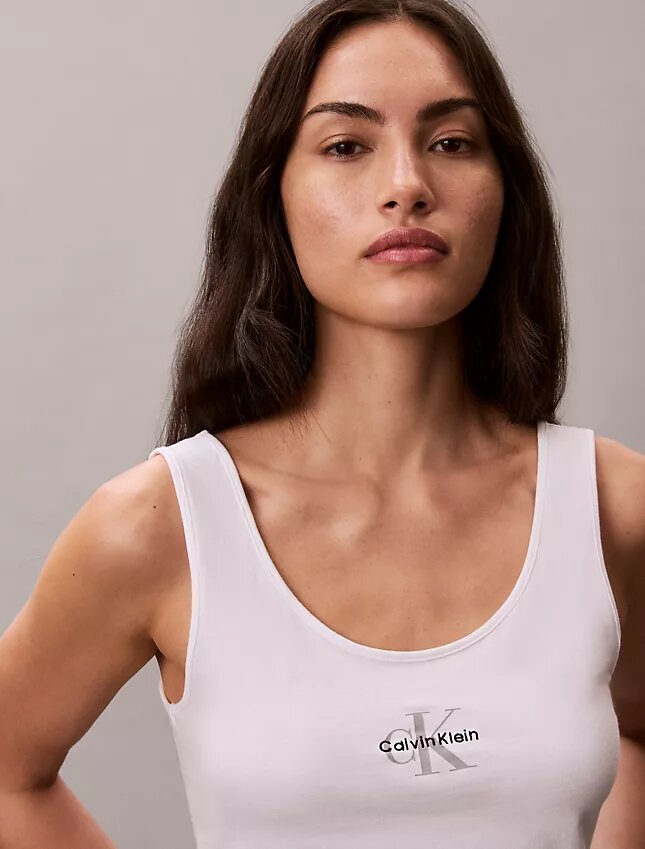 Lounge-Tanktop aus Cotton Stretch-Baumwolle Lounge-Tanktop aus Cotton Stretch-Baumwolle