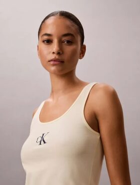Lounge-Tanktop aus Cotton Stretch-Baumwolle Lounge-Tanktop aus Cotton Stretch-Baumwolle
