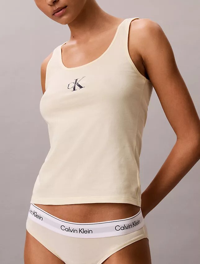 Lounge-Tanktop aus Cotton Stretch-Baumwolle Lounge-Tanktop aus Cotton Stretch-Baumwolle