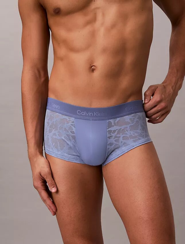Low Rise Trunk aus Mikrofaser-Spitze Low Rise Trunk aus Mikrofaser-Spitze
