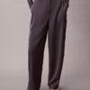 Lässige Cargo-Hose aus Satin-Twill