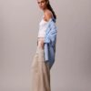 Lässige Cargo-Hose aus Satin-Twill Lässige Cargo-Hose aus Satin-Twill