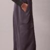 Lässige Cargo-Hose aus Satin-Twill