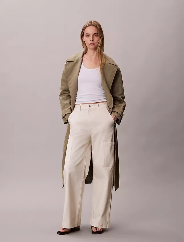 Lässige Denim-Cargo-Hose Lässige Denim-Cargo-Hose