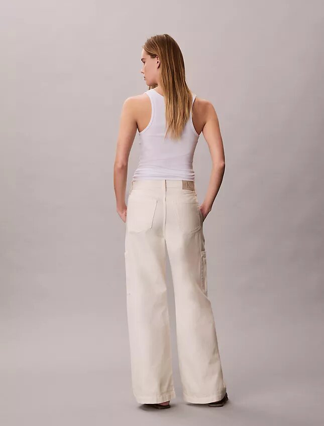 Lässige Denim-Cargo-Hose Lässige Denim-Cargo-Hose