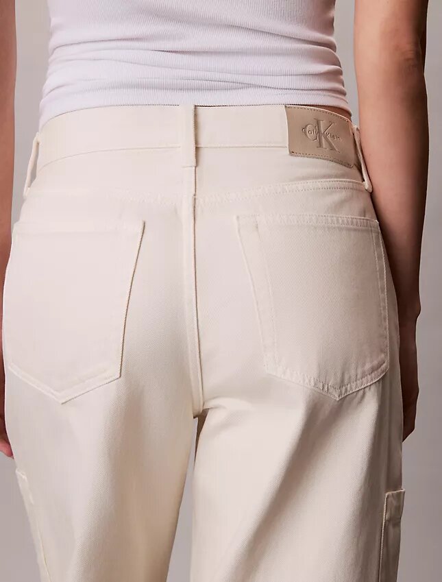Lässige Denim-Cargo-Hose Lässige Denim-Cargo-Hose