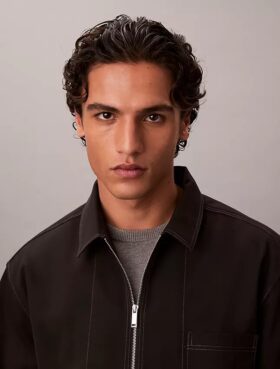 Lässige Hemdjacke aus Wollmischung
