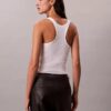 Lässige Hose aus Kunstleder Lässige Hose aus Kunstleder