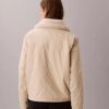 Lässige Jacke mit Sherpa-Kragen
