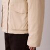 Lässige Jacke mit Sherpa-Kragen