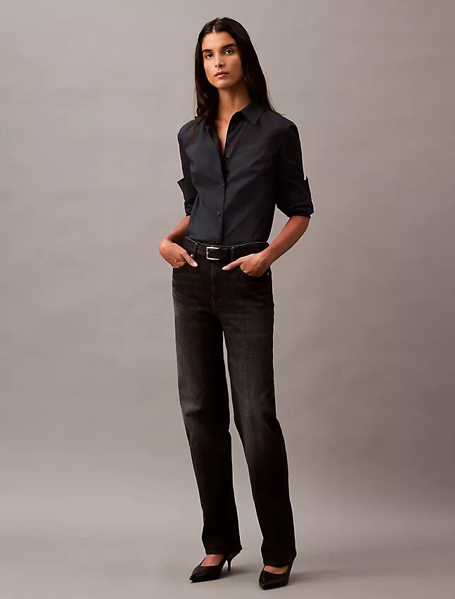 Lässige Jeans aus Baumwolle und Kaschmir Lässige Jeans aus Baumwolle und Kaschmir