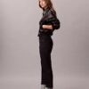 Lässige Straight-Jeans mit Umschlag Lässige Straight-Jeans mit Umschlag
