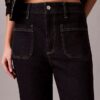 Lässige Straight-Jeans mit Umschlag Lässige Straight-Jeans mit Umschlag