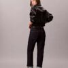 Lässige Straight-Jeans mit Umschlag Lässige Straight-Jeans mit Umschlag