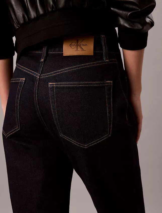 Lässige Straight-Jeans mit Umschlag Lässige Straight-Jeans mit Umschlag