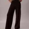 Lässige Strickhose mit weitem Bein Lässige Strickhose mit weitem Bein