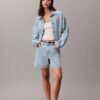 Lässige Trucker Jacket aus Denim Lässige Trucker Jacket aus Denim