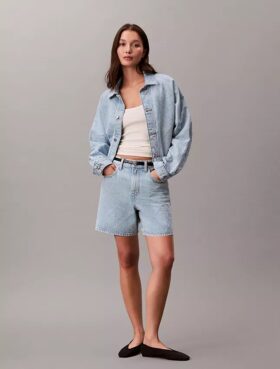 Lässige Trucker Jacket aus Denim