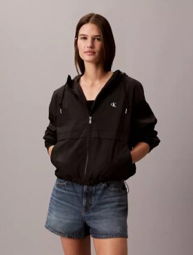 Lässige Windjacke aus Nylon