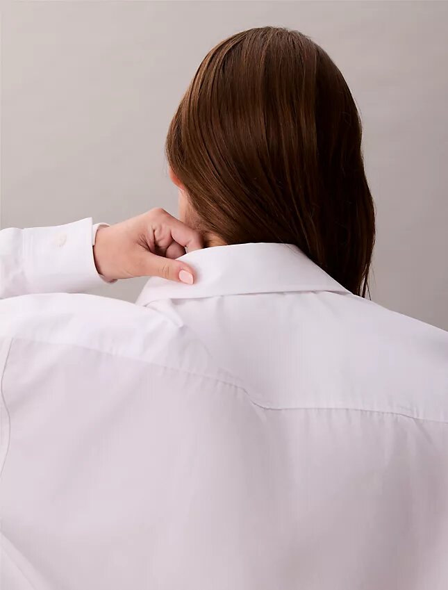 Lässiges Baumwoll-Shirt-Kleid Lässiges Baumwoll-Shirt-Kleid