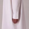 Lässiges Baumwoll-Shirt-Kleid Lässiges Baumwoll-Shirt-Kleid