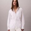 Lässiges Button-Down-Hemd aus Baumwollpopeline Lässiges Button-Down-Hemd aus Baumwollpopeline