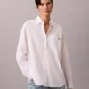 Lässiges Button-Down-Hemd aus Baumwollpopeline Lässiges Button-Down-Hemd aus Baumwollpopeline
