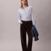 Lässiges Button-Down-Hemd aus Baumwollpopeline Lässiges Button-Down-Hemd aus Baumwollpopeline