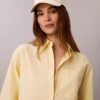 Lässiges Button-Down-Hemd aus Baumwollpopeline Lässiges Button-Down-Hemd aus Baumwollpopeline