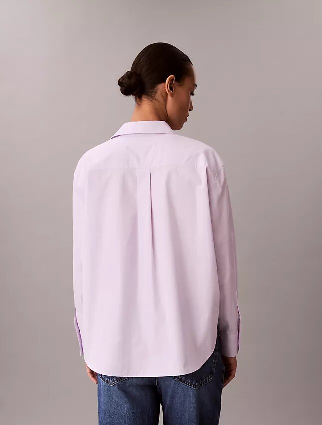Lässiges Button-Down-Hemd aus Baumwollpopeline Lässiges Button-Down-Hemd aus Baumwollpopeline