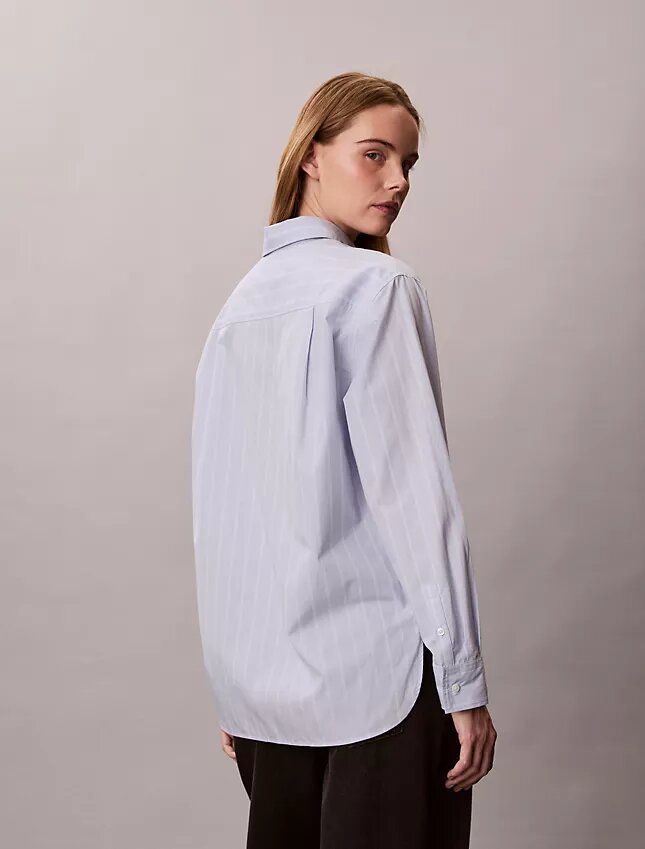 Lässiges Button-Down-Hemd aus Baumwollpopeline Lässiges Button-Down-Hemd aus Baumwollpopeline