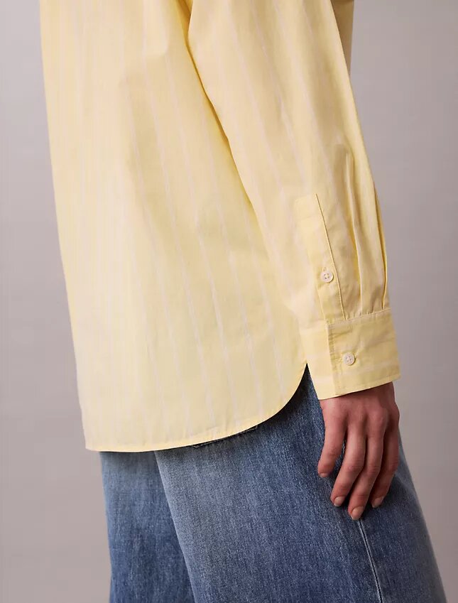 Lässiges Button-Down-Hemd aus Baumwollpopeline Lässiges Button-Down-Hemd aus Baumwollpopeline