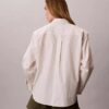 Lässiges Button-Down-Hemd aus gestreiftem Baumwollpopeline Lässiges Button-Down-Hemd aus gestreiftem Baumwollpopeline