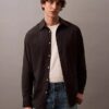 Lässiges Button-Down-Hemd aus Wollmischung Lässiges Button-Down-Hemd aus Wollmischung